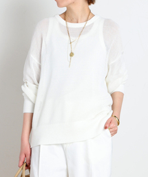 AP STUDIO（エーピーストゥディオ）の「*TONIC クルーネックプルオーバー（ニット/セーター）」