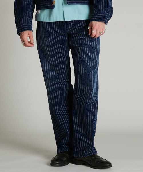 Schott(ショット)の「Schott/ショット/INDIGO CORDUROY PANTS/インディゴ コーデュロイ パンツ(その他パンツ・メンズ・ブラック/インディゴブルー・34/32/30/36)」の2枚目の写真
