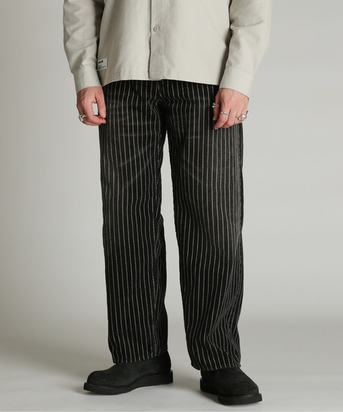 Schott(ショット)の「Schott/ショット/INDIGO CORDUROY PANTS/インディゴ コーデュロイ パンツ(その他パンツ・メンズ・ブラック/インディゴブルー・34/32/30/36)」の1枚目の写真