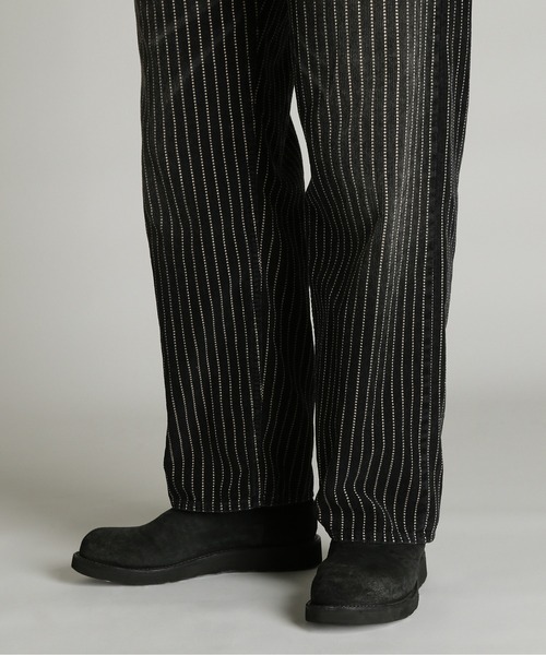 Schott(ショット)の「Schott/ショット/INDIGO CORDUROY PANTS/インディゴ コーデュロイ パンツ(その他パンツ・メンズ・ブラック/インディゴブルー・34/32/30/36)」の7枚目の写真