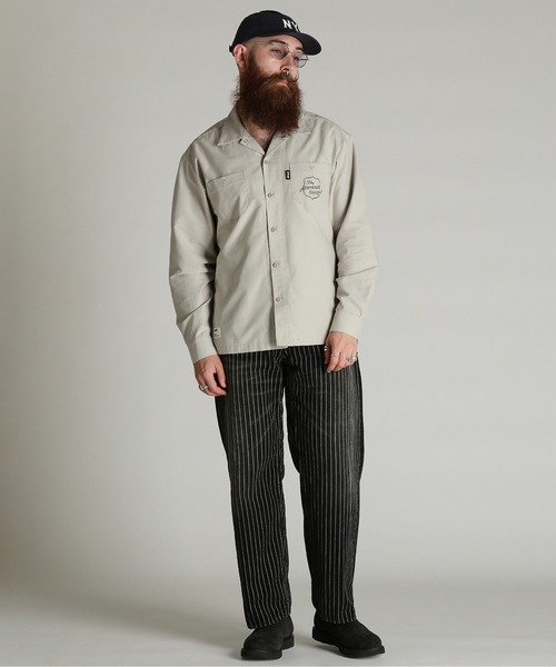 Schott(ショット)の「Schott/ショット/INDIGO CORDUROY PANTS/インディゴ コーデュロイ パンツ(その他パンツ・メンズ・ブラック/インディゴブルー・34/32/30/36)」の9枚目の写真
