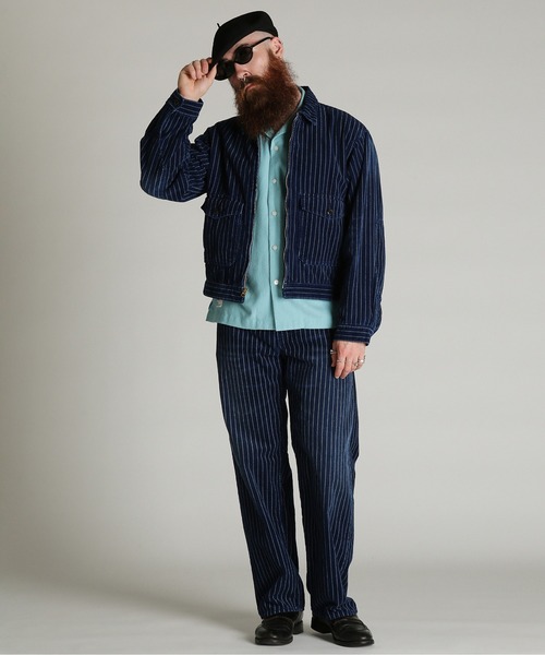 Schott(ショット)の「Schott/ショット/INDIGO CORDUROY PANTS/インディゴ コーデュロイ パンツ(その他パンツ・メンズ・ブラック/インディゴブルー・34/32/30/36)」の10枚目の写真