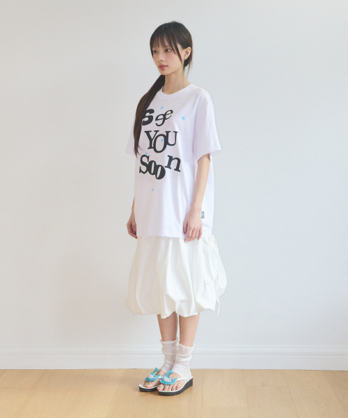 Video Jockey（ビデオジョッキー）の「シユスン Tシャツ [ホワイト]（Tシャツ/カットソー・レディース・ホワイト・MEDIUM）」の2枚目の写真