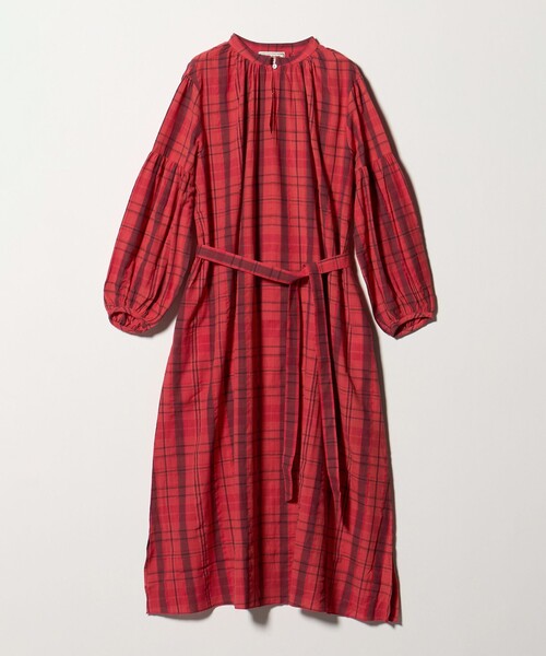 Steven Alan(スティーブンアラン)の「<IKORRE PARIS>DRESS IN MADRAS/ワンピース(ワンピース・レディース・ロイヤルブルー/レッド・2)」の1枚目の写真