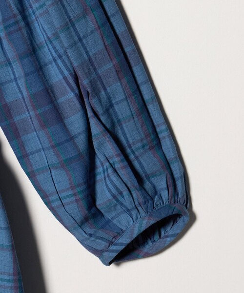 Steven Alan(スティーブンアラン)の「<IKORRE PARIS>DRESS IN MADRAS/ワンピース(ワンピース・レディース・ロイヤルブルー/レッド・2)」の5枚目の写真