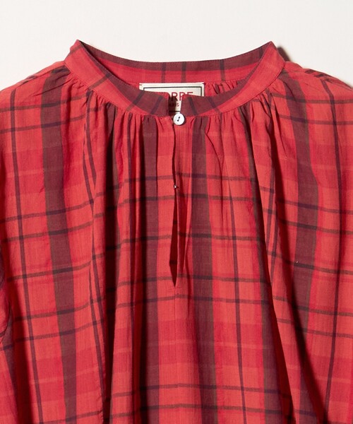 Steven Alan(スティーブンアラン)の「<IKORRE PARIS>DRESS IN MADRAS/ワンピース(ワンピース・レディース・ロイヤルブルー/レッド・2)」の9枚目の写真