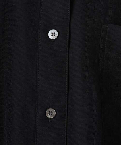 LANVIN en Bleu(ランバンオンブルー)の「セミシアーフレアシャツ(シャツ/ブラウス・レディース・チャコールグレー/オフホワイト/ブラック/ベージュ・38)」の8枚目の写真