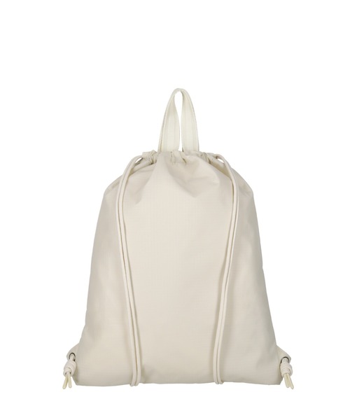 ELLEgirl(エルガール)の「HUNTER TRAVEL DRAWSTRING BACKPAC(バックパック/リュック・レディース・ホワイト/ブラック・FREE)」の6枚目の写真
