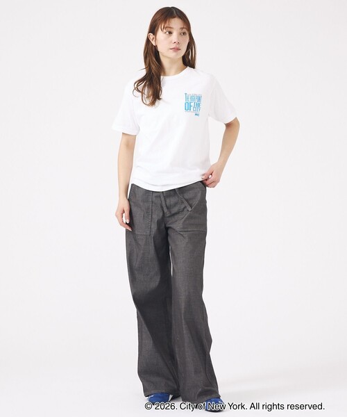 GOOD ROCK SPEED(グッドロックスピード)の「【GOOD ROCK SPEED / グッドロックスピード】NYC T-Shirt/ロゴ/Tシャツ/半袖【WEB限定】(Tシャツ/カットソー・レディース・ホワイト/スミクロ/ピンク/ホワイト系その他・フリー)」の6枚目の写真