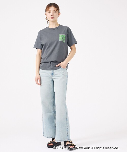 GOOD ROCK SPEED(グッドロックスピード)の「【GOOD ROCK SPEED / グッドロックスピード】NYC T-Shirt/ロゴ/Tシャツ/半袖【WEB限定】(Tシャツ/カットソー・レディース・ホワイト/スミクロ/ピンク/ホワイト系その他・フリー)」の11枚目の写真
