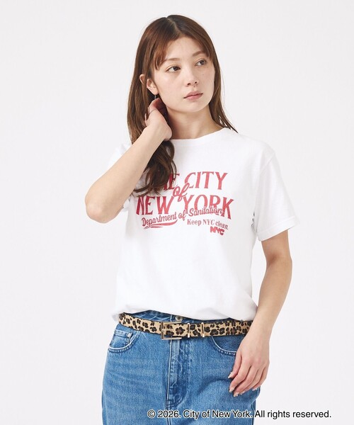 GOOD ROCK SPEED(グッドロックスピード)の「【GOOD ROCK SPEED / グッドロックスピード】NYC T-Shirt/ロゴ/Tシャツ/半袖【WEB限定】(Tシャツ/カットソー・レディース・ホワイト/スミクロ/ピンク/ホワイト系その他・フリー)」の20枚目の写真