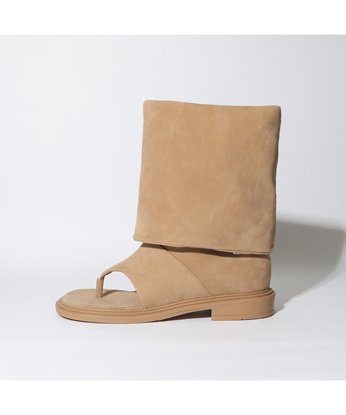 APTO(アプト)の「ムーア サマー ブーツ AGSB001(ブーツ・レディース・ブラック/Beige・23cm/23.5cm/24cm/24.5cm/25cm/22.5cm)」の2枚目の写真