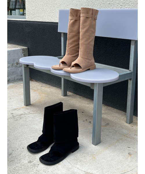 APTO(アプト)の「ムーア サマー ブーツ AGSB001(ブーツ・レディース・ブラック/Beige・23cm/23.5cm/24cm/24.5cm/25cm/22.5cm)」の4枚目の写真