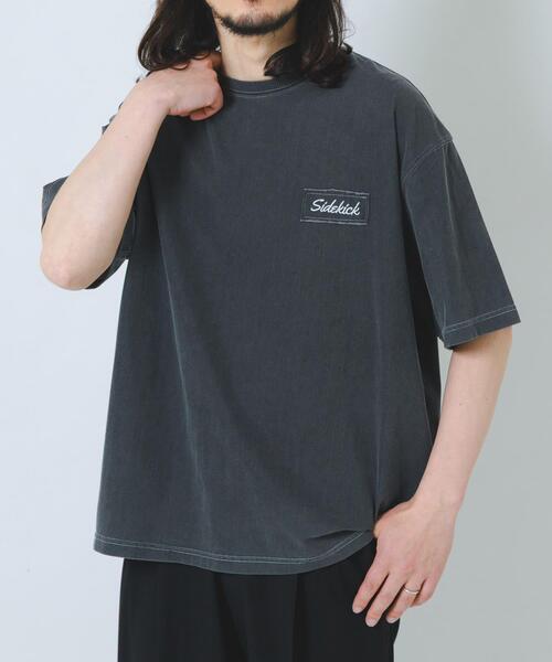 セール】HIGH COOLワンポイント刺繍デニムTシャツ（Tシャツ/カットソー