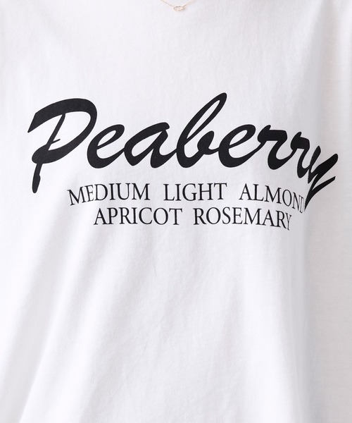 MICA&DEAL(マイカ&ディール)の「"Peaberry"ロゴTシャツ(Tシャツ/カットソー・レディース・ベージュ/オフホワイト/チャコールグレー・FREE)」の14枚目の写真