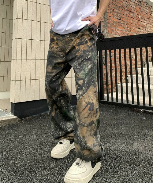 link lot（リンクロット）の「カモフラ総柄プリントペインターパンツ（その他パンツ・メンズ・カモフラージュ・L/M）」の4枚目の写真