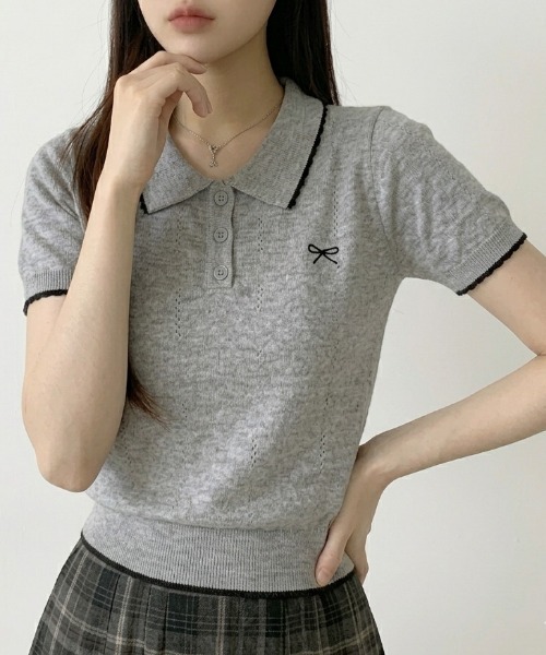 OnePoint ribbon полу‑рукав Samarnit polo