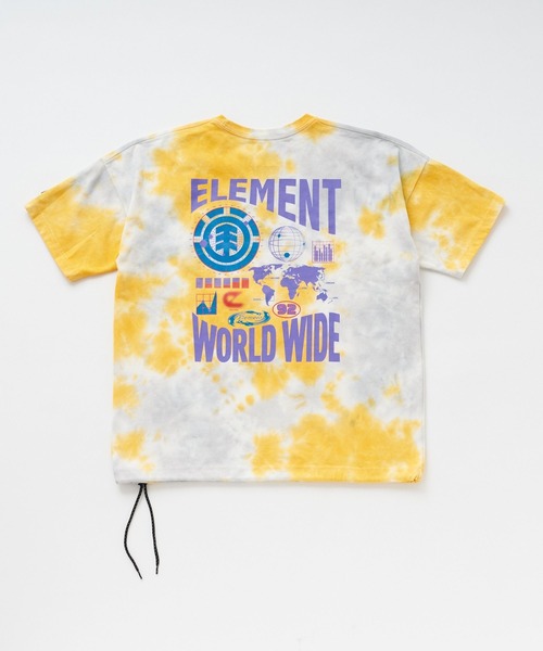 ELEMENT(エレメント)の「ELEMENT メンズ WORLD WIDE SS Tシャツ 【2026年夏モデル】(Tシャツ/カットソー・メンズ・ホワイト/イエロー系その他/ブラック・MEDIUM/LARGE/X-LARGE)」の12枚目の写真