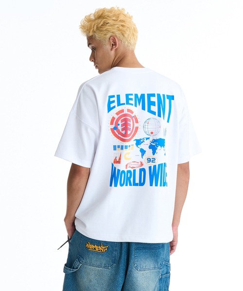 ELEMENT(エレメント)の「ELEMENT メンズ WORLD WIDE SS Tシャツ 【2026年夏モデル】(Tシャツ/カットソー・メンズ・ホワイト/イエロー系その他/ブラック・MEDIUM/LARGE/X-LARGE)」の17枚目の写真