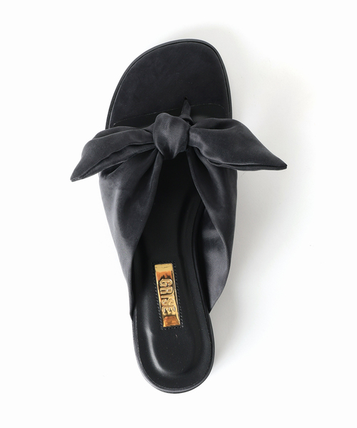 GRISE(グリーズ)の「《/WEB+一部店舗限定》GRISE BOW THONG サンダル(サンダル・レディース・ブラック/グリーン/キャメル・MEDIUM/SMALL/X-LARGE/LARGE)」の10枚目の写真