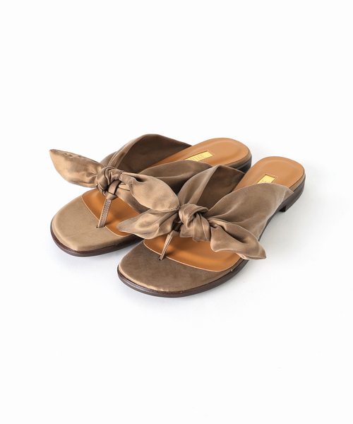 GRISE(グリーズ)の「《/WEB+一部店舗限定》GRISE BOW THONG サンダル(サンダル・レディース・ブラック/グリーン/キャメル・MEDIUM/SMALL/X-LARGE/LARGE)」の18枚目の写真