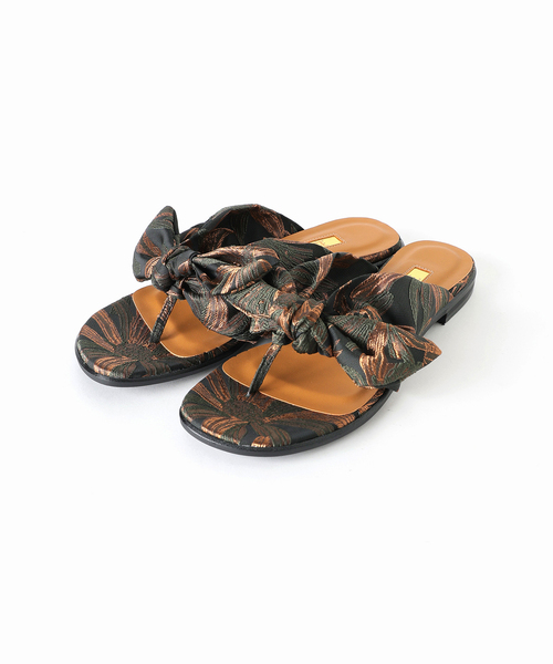 GRISE(グリーズ)の「《/WEB+一部店舗限定》GRISE BOW THONG サンダル(サンダル・レディース・ブラック/グリーン/キャメル・MEDIUM/SMALL/X-LARGE/LARGE)」の19枚目の写真