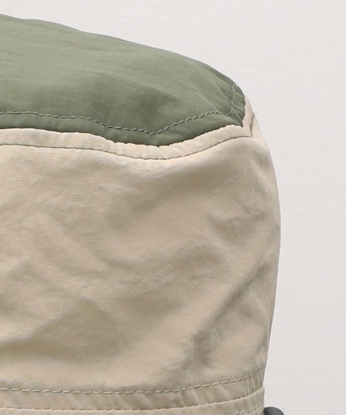 CAMP7(キャンプセブン)の「CAMP7(キャンプ7)ナイロンロゴ刺繍アドベンチャーハット(ハット・メンズ・ブラック/カーキブラウン/ベージュ・フリー)」の7枚目の写真