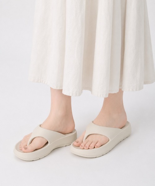 MEI(メイ)の「【 MEI / メイ 】 レディース トングサンダル TONG SANDAL(サンダル・レディース・ブラック/ベージュ・MEDIUM/SMALL/LARGE)」の2枚目の写真