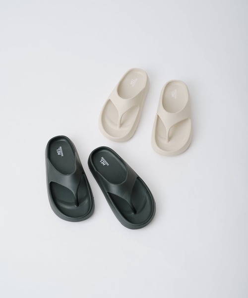 MEI(メイ)の「【 MEI / メイ 】 レディース トングサンダル TONG SANDAL(サンダル・レディース・ブラック/ベージュ・MEDIUM/SMALL/LARGE)」の1枚目の写真