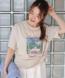 le.coeur blanc | JARDIN FLEURIフォトTEE(Tシャツ/カットソー)
