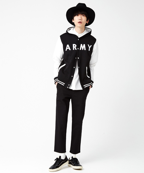 WEGO（ウィゴー）の「WEGO/ストレッチチノトラウザー（チノパンツ・メンズ・ベージュ/その他1/ブラック・LARGE/MEDIUM/SMALL）」の18枚目の写真