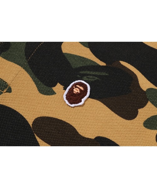 A BATHING APE（アベイシングエイプ）の「1ST CAMO ONE POINT POLO SHIRT（ポロシャツ・キッズ・イエロー/グリーン・140/100/110/130/90/120）」の6枚目の写真