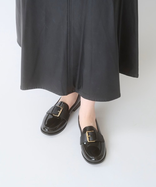 TEMPERATE(テンパレイト)の「【TEMPERATE】テンパレイト GLEN バックルローファー(レインシューズ・レディース・ブラック・38/39/40/41/42/37/36)」の7枚目の写真