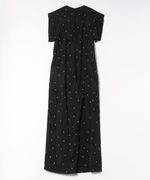 MANOF（マノフ）の「MANOF DOT EMBROIDERY ALL IN ONE（サロペット/オーバーオール・レディース・ブラック・MEDIUM/SMALL）」の2枚目の写真