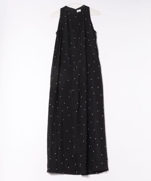 MANOF（マノフ）の「MANOF DOT EMBROIDERY ALL IN ONE（サロペット/オーバーオール・レディース・ブラック・MEDIUM/SMALL）」の3枚目の写真