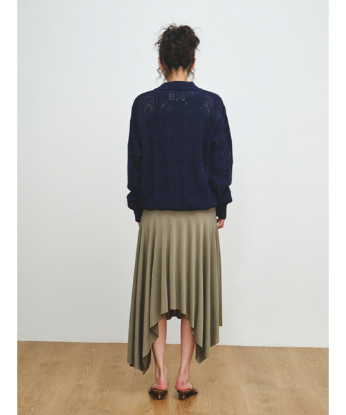 PLZPROJECT(プリーズプロジェクト)の「CROCHET CARDIGAN, NAVY(カーディガン/ボレロ・レディース・ネイビー・FREE)」の4枚目の写真