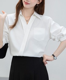 MILAE（ミレ）の「カシュクール半袖ブラウス（シャツ/ブラウス）」