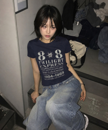 [W]Novichi T-Shirt Navy
