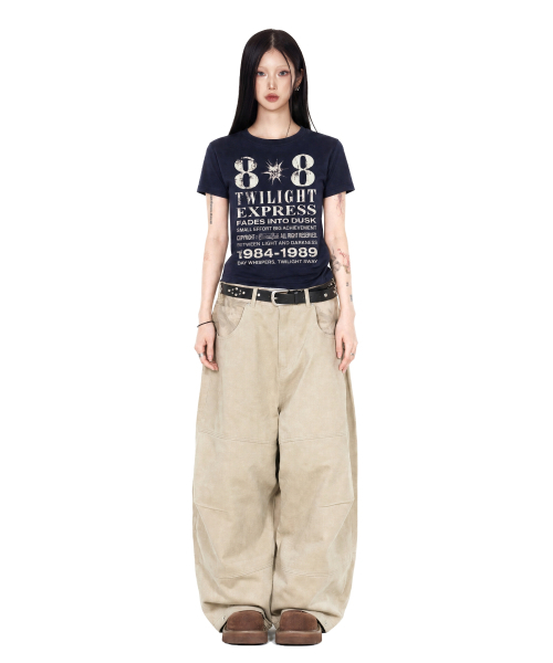 IDWS（アイドンワナセル）の「[W]Novichi T-Shirt Navy（Tシャツ/カットソー・レディース・その他・OS）」の8枚目の写真