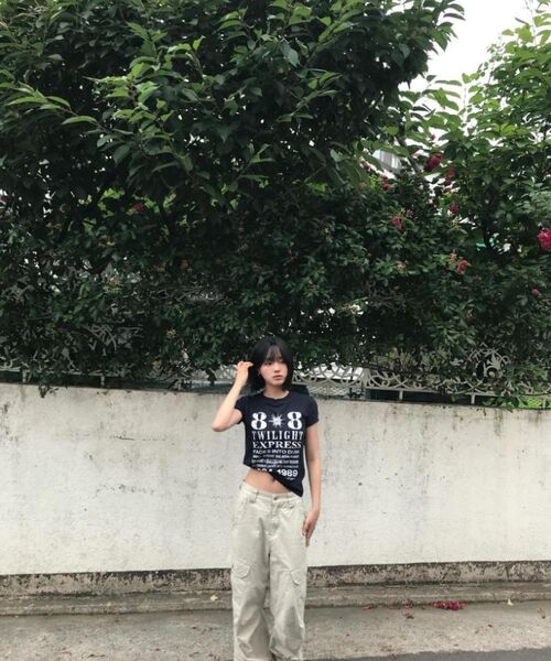 IDWS（アイドンワナセル）の「[W]Novichi T-Shirt Navy（Tシャツ/カットソー・レディース・その他・OS）」の16枚目の写真