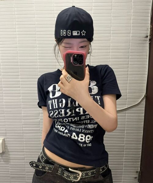 IDWS（アイドンワナセル）の「[W]Novichi T-Shirt Navy（Tシャツ/カットソー・レディース・その他・OS）」の17枚目の写真
