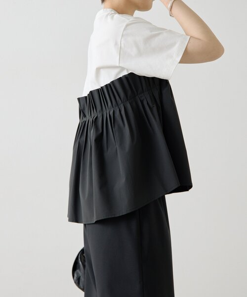 ear PAPILLONNER(イアパピヨネ)の「フリルTシャツ【SUM1 STYLE】(Tシャツ/カットソー・レディース・ブラック・FREE)」の16枚目の写真