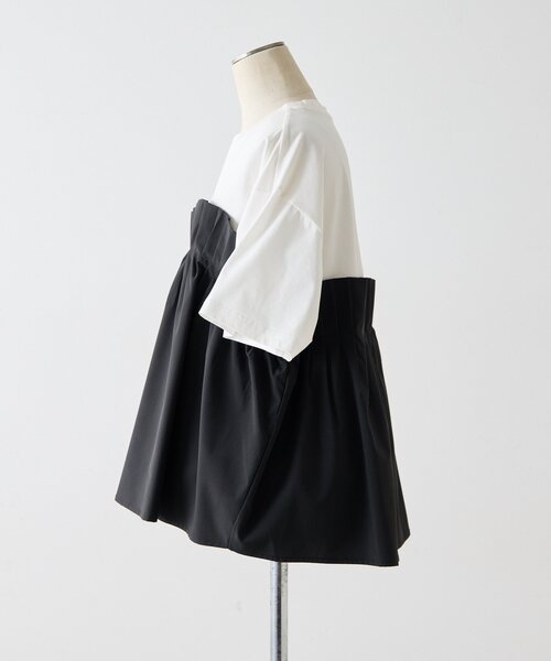 ear PAPILLONNER(イアパピヨネ)の「フリルTシャツ【SUM1 STYLE】(Tシャツ/カットソー・レディース・ブラック・FREE)」の7枚目の写真