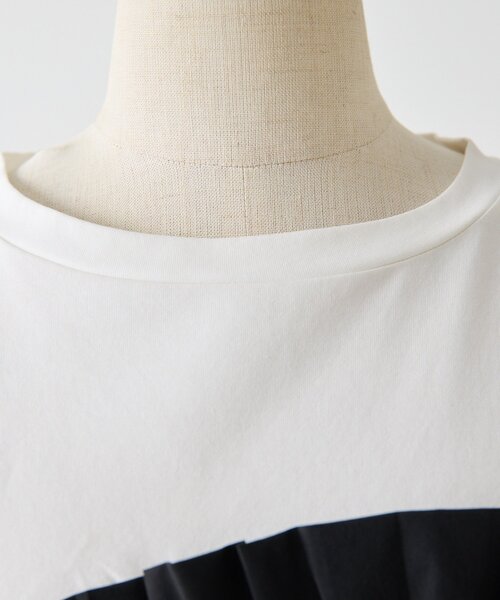 ear PAPILLONNER(イアパピヨネ)の「フリルTシャツ【SUM1 STYLE】(Tシャツ/カットソー・レディース・ブラック・FREE)」の5枚目の写真