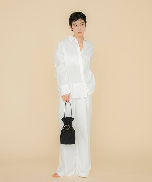 LE VERNIS（ル・ベルニ）の「LE VERNIS(ル・ベルニ)Poire bucket bag S（ハンドバッグ・レディース・グレー/ブラック/ホワイト/ブラウン・FREE）」の15枚目の写真