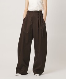 AEWEN MATOPH | <AEWEN MATOPH>ハイウエスト ベルト カーブパンツ ウォッシャブル(その他パンツ)