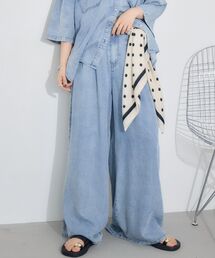 【セットアップ対応/2サイズ展開】ライトオンスワイドパンツ