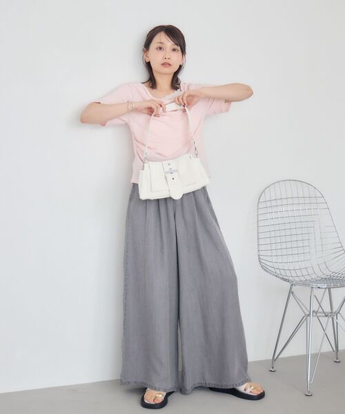 RETRO GIRL（レトロガール）の「【セットアップ対応】ライトオンスワイドパンツ（その他パンツ・レディース・ブラック/ライトブルー/ブルー・SMALL/MEDIUM）」の7枚目の写真
