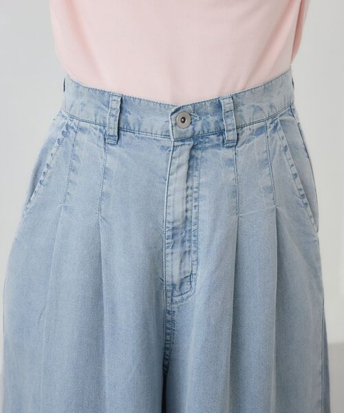 RETRO GIRL(レトロガール)の「【セットアップ対応/2サイズ展開】ライトオンスワイドパンツ(その他パンツ・レディース・ブラック/ライトブルー/ブルー・SMALL/MEDIUM)」の8枚目の写真
