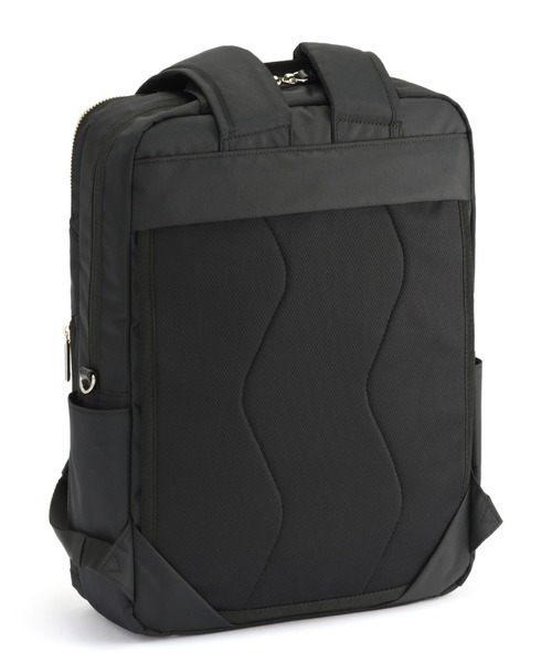 ace.（エース）の「フィッテムライト リュックサック  A4サイズ 13.3インチ収納 12L 20391（ビジネスバッグ・レディース・ブラック/ダークグレー・FREE）」の3枚目の写真